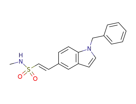 2-(1-benzyl-1H-indol-5-yl)ethenesulfonic acid methylamide