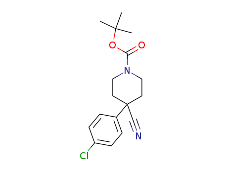 TERT-BUTYL 4-(4-CHLOROPHENYL)-4-CYANOPIPERIDINE-1-CARBOXYLATE
