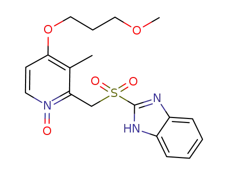 2-[(4-(3-methoxypropoxy)-3-methyl-pyridin-2-yl-1-oxide)methylsulfonyl]-1H-benzoimidazole