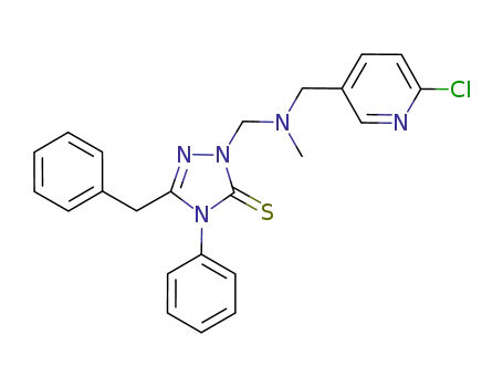 2-{[(6-chloropyridin-3-ylmethyl)methylamino]methyl}-5-benzyl-4-phenyl-3H-1,2,4-triazole