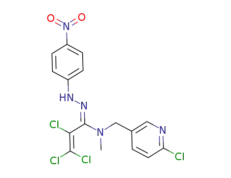 N-[N-(6-chloropyridin-3-ylmethyl)-N-methylamino-2,3,3-trichloroallylidene]-N'-(4-nitrophenyl)hydrazine