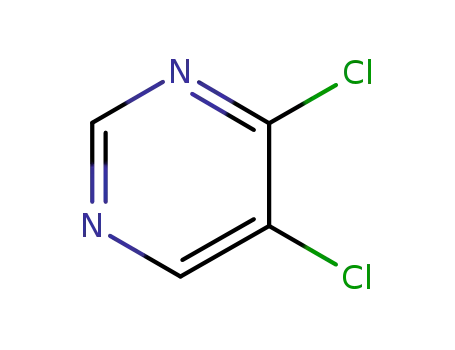 Molecular Structure of 6554-61-6 (4,5-DICHLOROPYRIMIDINE)