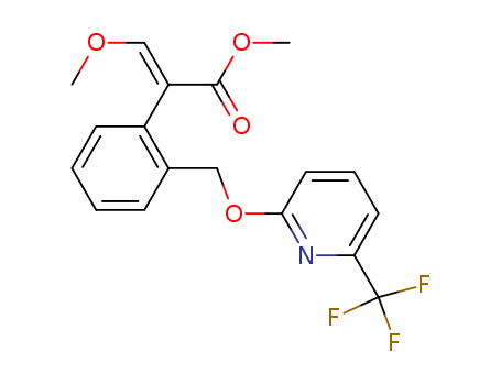 117428-22-5,Picoxystrobin,Benzeneaceticacid, a-(methoxymethylene)-2-[[[6-(trifluoromethyl)-2-pyridinyl]oxy]methyl]-,methyl ester, (E)-;Acanto;Picoxystrobin;ZEN 90160;