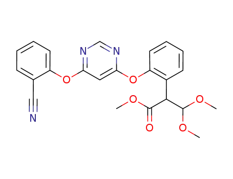 2-[2-[6-(2-cyanophenoxy)pyrimidin-4-yloxy]phenyl]-3,3-dimethoxypropionic acid methyl ester