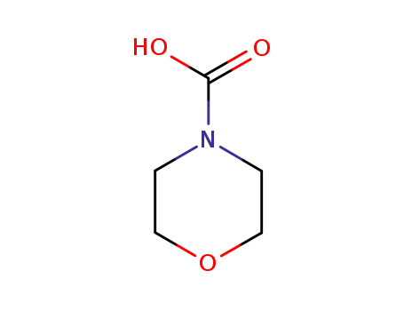 Molecular Structure of 50881-96-4 (4-Morpholinecarboxylic acid)