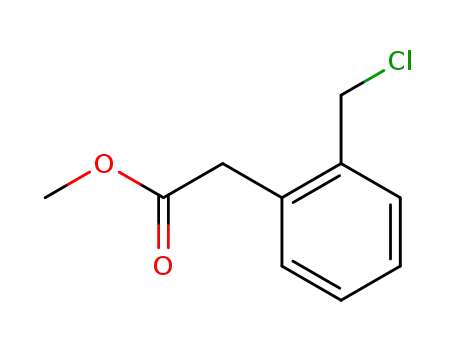 Molecular Structure of 95360-33-1 (4-(Chloromethyl)-phenylacetic acid methyl ester)