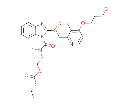 ethyl 2-[[[2-[[[4-(3-methoxypropoxy)-3-methyl-2-pyridyl]methyl]sulfinyl]-1H-benzimidazol-1-yl]carbonyl](methyl)amino]ethyl carbonate