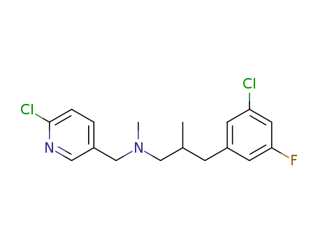 6-chloro-N-[3-(3-chloro-5-fluorophenyl)-2-methylpropyl]-N-methyl-pyridin-3-ylmethylamine