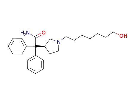 (S)-3-(1-carbamoyl-1,1-diphenylmethyl)-1-(7-hydroxyhept-1-yl)pyrrolidine