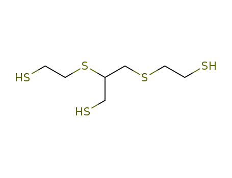 Molecular Structure of 131538-00-6 (1-Propanethiol,2,3-bis[(2-mercaptoethyl)thio]-)