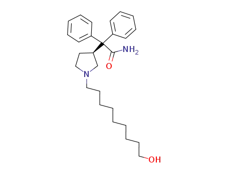 2-[(S)-1-(9-hydroxynonyl)pyrrolidin-3-yl]-2,2-diphenylacetamide