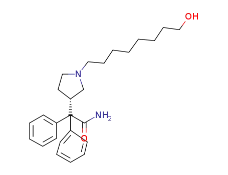 2-[(S)-1-(8-Hydroxyoctyl)pyrrolidin-3-yl]-2,2-diphenylacetamide