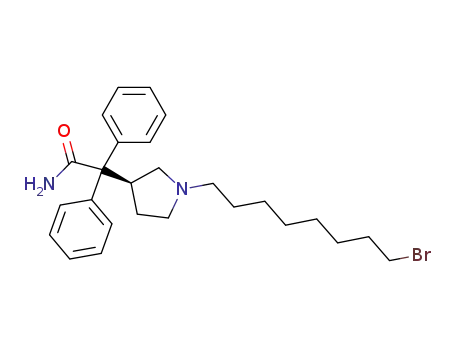 2-[(S)-1-(8-bromoooctyl)pyrrolidin-3-yl]-2,2-diphenylacetamide