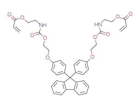 (((((((9H-fluorene-9,9-diyl)bis(4,1-phenylene))bis(oxy))bis(ethane-2,1-diyl))bis(oxy))bis(carbonyl))bis(azanediyl))bis(ethane-2,1-diyl) diacrylate