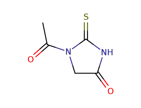 Molecular Structure of 584-26-9 (1-ACETYL-2-THIOHYDANTOIN)