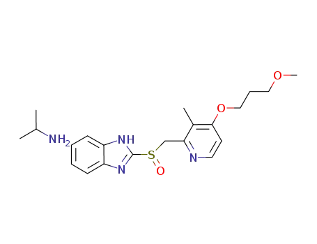 2-[{4-(3-methoxypropoxy)-3-methylpyridin-2-vl}methylsulfinyl]-1H-benzimidazole, isopropylamine salt