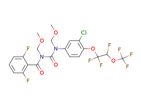 1-[3-chloro-4-(1,1,2-trifluoro-2-trifluoromethoxyethyl)phenyl]-3-(2,6-difluorobenzoyl)-1,3-bis(methoxymethyl)urea