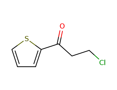 Molecular Structure of 40570-64-7 (2-(3-CHLOROPROPIONYL)THIOPHENE)