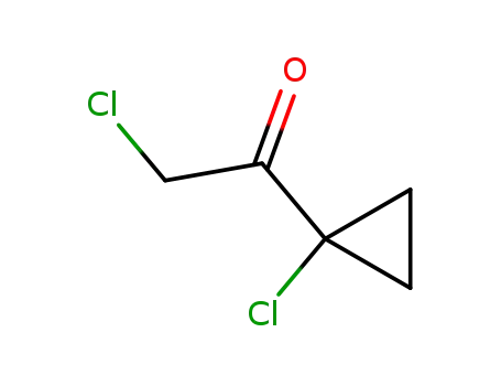 Molecular Structure of 120983-72-4 (Ethanone, 2-chloro-1-(1-chlorocyclopropyl)- (9CI))