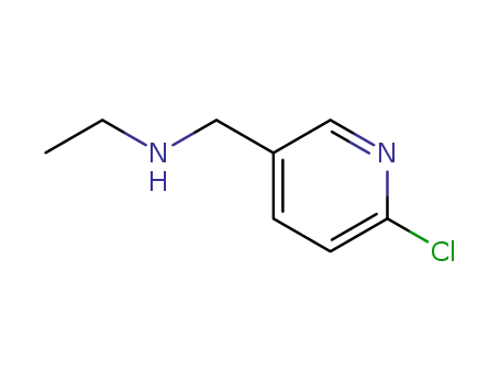 Molecular Structure of 120739-77-7 (2-Chloro-5-ethylaminomethylpyridine)