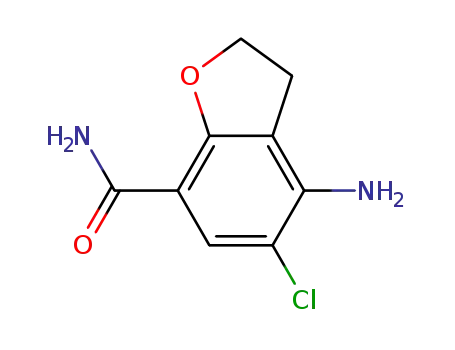 4-amino-5-chloro-2,3-dihydrobenzofuran-7-carboxamide