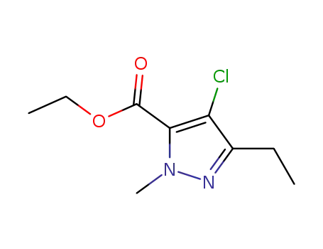 4-chloro-5-ethyl-2-methyl-2H-pyrazole-3-carboxylic acid ethyl ester