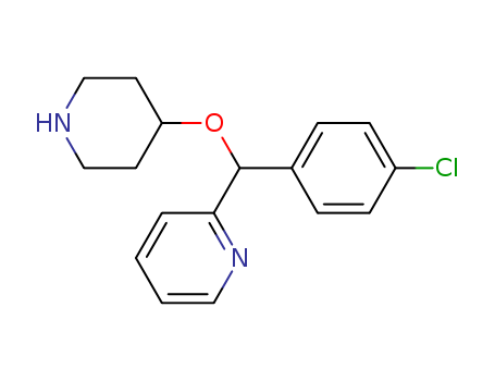 2-[(4-Chlorophenyl)(4-piperidinyloxy)methyl]pyridine122368-54-1 CAS NO.122368-54-1