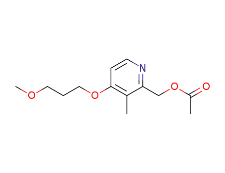 2-acetoxymethyl-4-(3-methoxy propoxy)-3-methyl pyridine