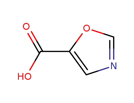 Molecular Structure of 118994-90-4 (OXAZOLE-5-CARBOXYLIC ACID)