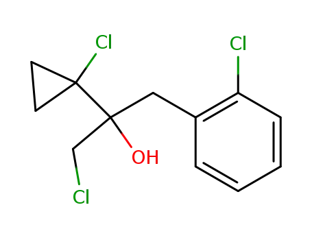 3-chloro-2-(1-chloro-cycloprop-1-yl)-1-(2-chloro-phenyl)-propan-2-ol