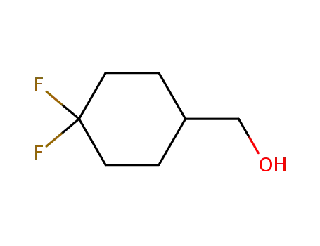 Molecular Structure of 178312-48-6 (Cyclohexanemethanol, 4,4-difluoro- (9CI))