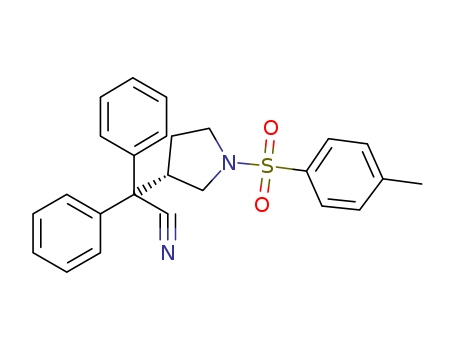 (S)-3-(1-Cyano-1,1-diphenylmethyl)-1-tosylpyrrolidine(133099-09-9)