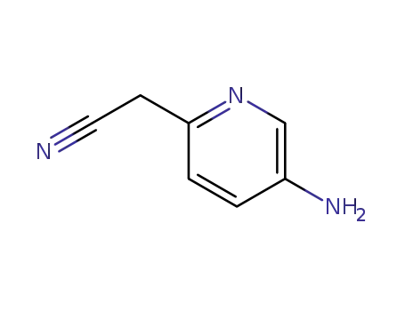 Molecular Structure of 883993-15-5 (2-(5-AMinopyridin-2-yl)acetonitrile)