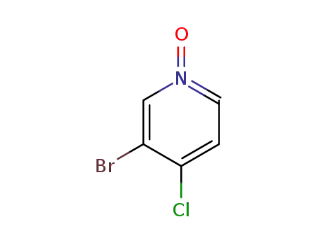 Molecular Structure of 99839-30-2 (3-BroMo-4-chloro-pyridine 1-oxide)