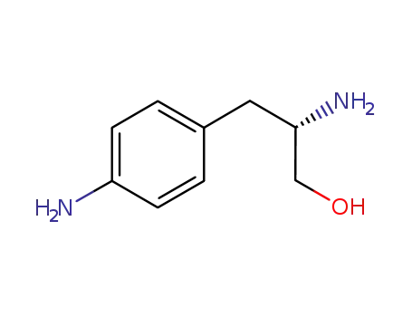 Molecular Structure of 726134-79-8 (BENZENEPROPANOL, B,4-DIAMINO-, (S)-)