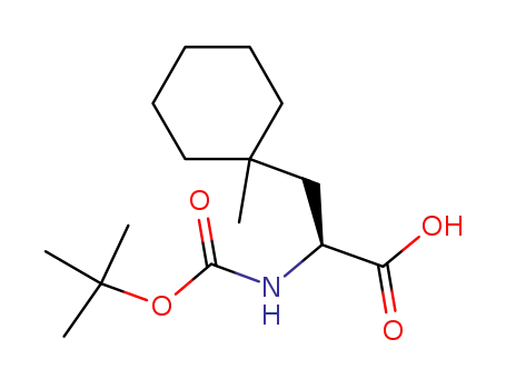 2(S)-tert-butoxycarbonylamino-3-(1-methylcyclohexyl)propionic acid