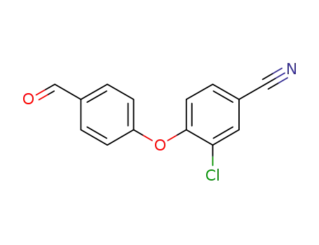 3-chloro-4-(4-formylphenoxy)benzonitrile