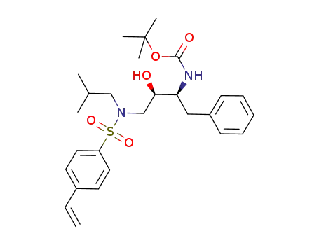 tert-butyl ((2S,3R)-3-hydroxy-4-(N-isobutyl-4-vinylphenylsulfonamido)-1-phenylbutan-2-yl)carbamate