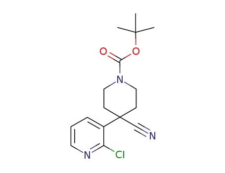 2-chloro-4'-cyano-3',4',5',6'-tetrahydro-2'H-[3,4']-bipyridinyl-1'-carboxylic acid tert-butyl ester