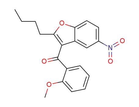 2-n-butyl-5-nitro-3-(2'-methoxy)-acetophenonebenzofuran