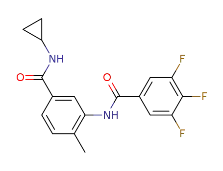 N-{5-[(cyclopropylamino)carbonyl]-2-methylphenyl}-3,4,5-trifluorobenzamide