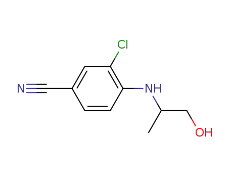 3-chloro-4-(2-hydroxy-1-methyl-ethylamino)-benzonitrile
