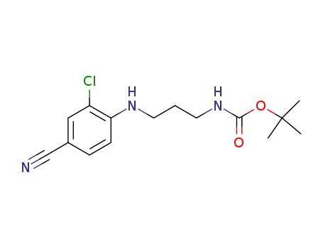 4-(3-tert-butoxycarbonylamino-propyl-amino)-3-chloro-benzonitrile