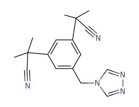 2-[3-(2-cyanopropan-2-yl)-5-(1,2,4-triazol-4-ylmethyl)phenyl]-2-methyl-propaneni