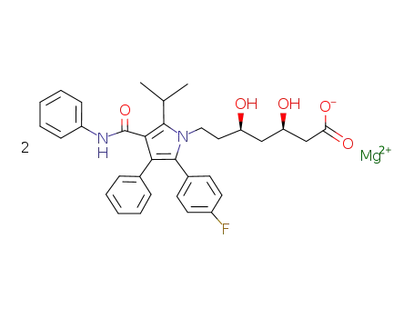 {[R-(R*,R*)]-2-(4-fluorophenyl)-β,δ-dihydroxy-5-(1-methylethyl)-3-phenyl-4-[(phenylamino)carbonyl]-1H-pyrrole-1-heptanoic acid} hemi-magnesium salt