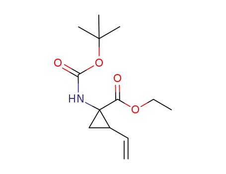 Molecular Structure of 681807-59-0 (1-BOC-AMINO-2-VINYLCYCLOPROPANECARBOXYLIC ACID ETHYL ESTER)