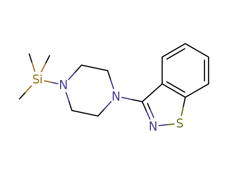 4-trimethylsilyl-1-(benzo[d]isothiazol-3-yl)piperazine