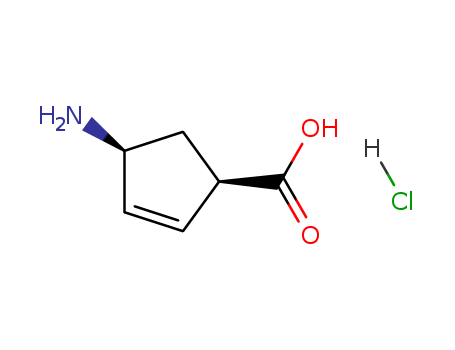 (1R,4S)-4-Amino-cyclopent-2-enecarboxylic acid hydrochloride