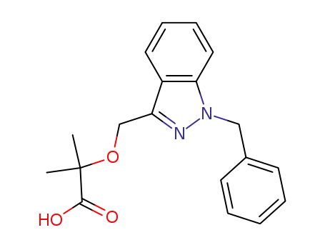 2-((1-benzyl-1H-indazol-3-yl)methoxy)-2-methylpropanoic acid