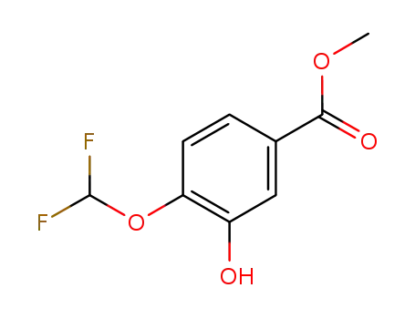 3-hydroxy-4-(difluoromethoxy)-benzoic acid methyl ester